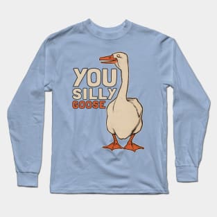 Vintage Funny Goose Long Sleeve T-Shirt